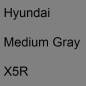 Preview: Hyundai, Medium Gray, X5R.